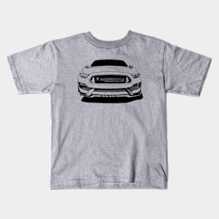 Front/Profile - Ford mustang gt350 - stylized Kids T-Shirt